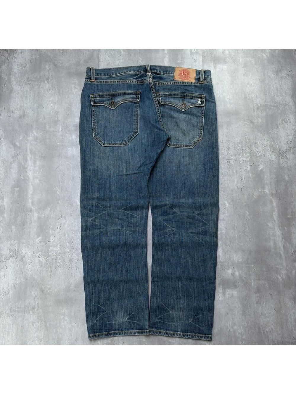 Y2K Christian Audigier Grunge Straight Skater Denim Jeans